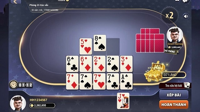 Có nhiều cách sắp xếp thứ tự bài Mậu Binh sao cho đảm bảo có được các chi lớn nhất