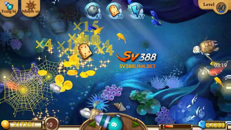 Không nên để chế độ bắn cá tự động