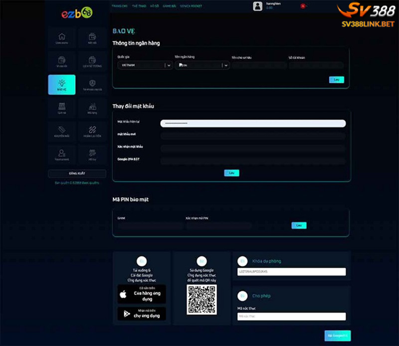 Những lưu ý khi nạp tiền tại nhà cái Ezb68