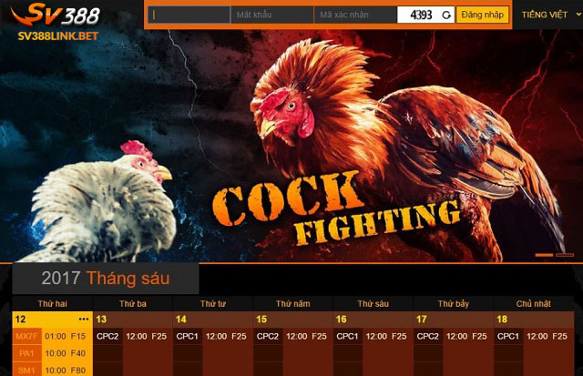 Nhà cái đá gà sv388 uy tín hàng đầu