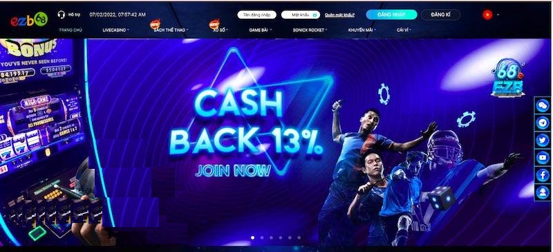 Truy cập vào link website nhà cái EZB68