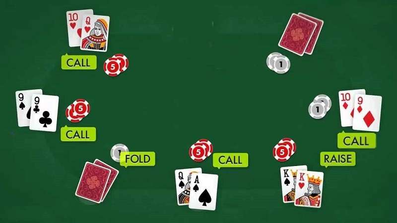 Người chơi cần ghi nhớ các tổ hợp bài khi chơi xì tố